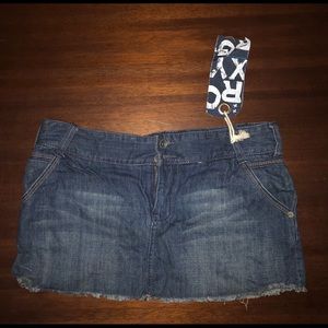 Denim Roxy Miniskirt (Junior’s: size 13)